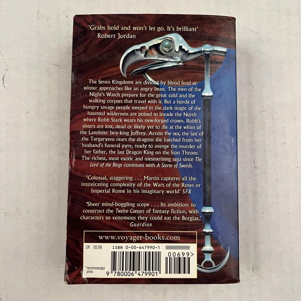 A Storm of Swords Book 3 Part 1: Song of Ice & Fire PB George R.R. Martin 1st Ed - Image 3 of 4