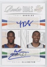 2009-10 Panini Season Update 70/99 Toney Douglas Wayne Ellington #38 Auto 0s3