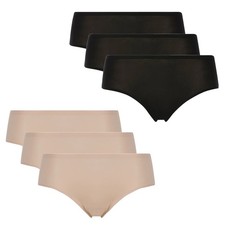 Chantelle Women's Shorty 3 Pack - SoftStretch, Seamless, Invisible, One Size