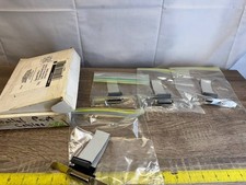 Lot of 5 DB25 Parallel Port Ribbon Cable Brackets   AWM 2651 28AWG IDC Connector