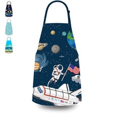 Kids Apron For Boys Unisex Apron With Adjustable Neck Strap Kitchen Bib Apron Fo