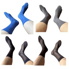 Mens Business Sock Stylish Office Stockings Gentleman Formal Dress Socks Soft