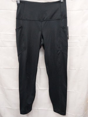 Velocity Women's Sz Medium NO SWEAT High Rise Ankle Length Tru Dry Pants Black