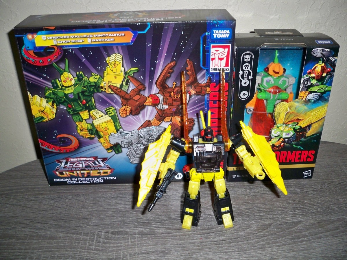 Transformers Legacy DELUXE Insecticons RANSACK CHOP SHOP BARRAGE