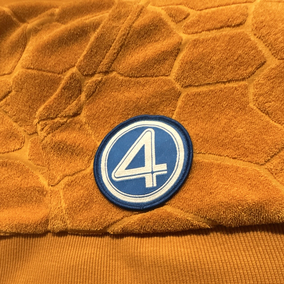 Marvel Fantastic Four Naranja Polar Cremallera Completa Sudadera con Capucha XXL Héroes y Villianos