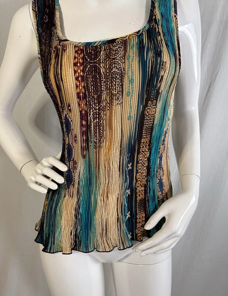 Camiseta sin mangas plisada Babydoll Fairycore Boho Y2K de colección XL Save The Queen estilo fruncido Foto 4 de 4