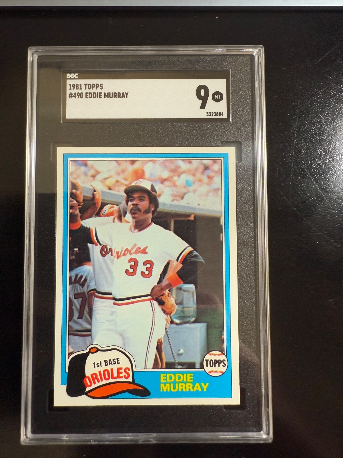 1981 Topps #490 Eddie Murray SGC 9  Mint Hall of Fame Baltimore Orioles