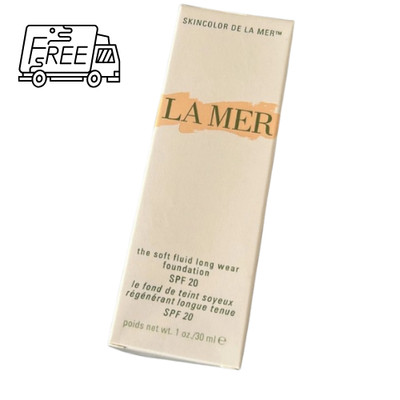 La Mer Soft Fluid Long Wear Foundation SPF 20 100 Porcelain 1oz New Box