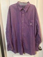CHAPS Easy Care Men’s Big & Tall 3XLT Long Sleeve Button Down Dress Shirt
