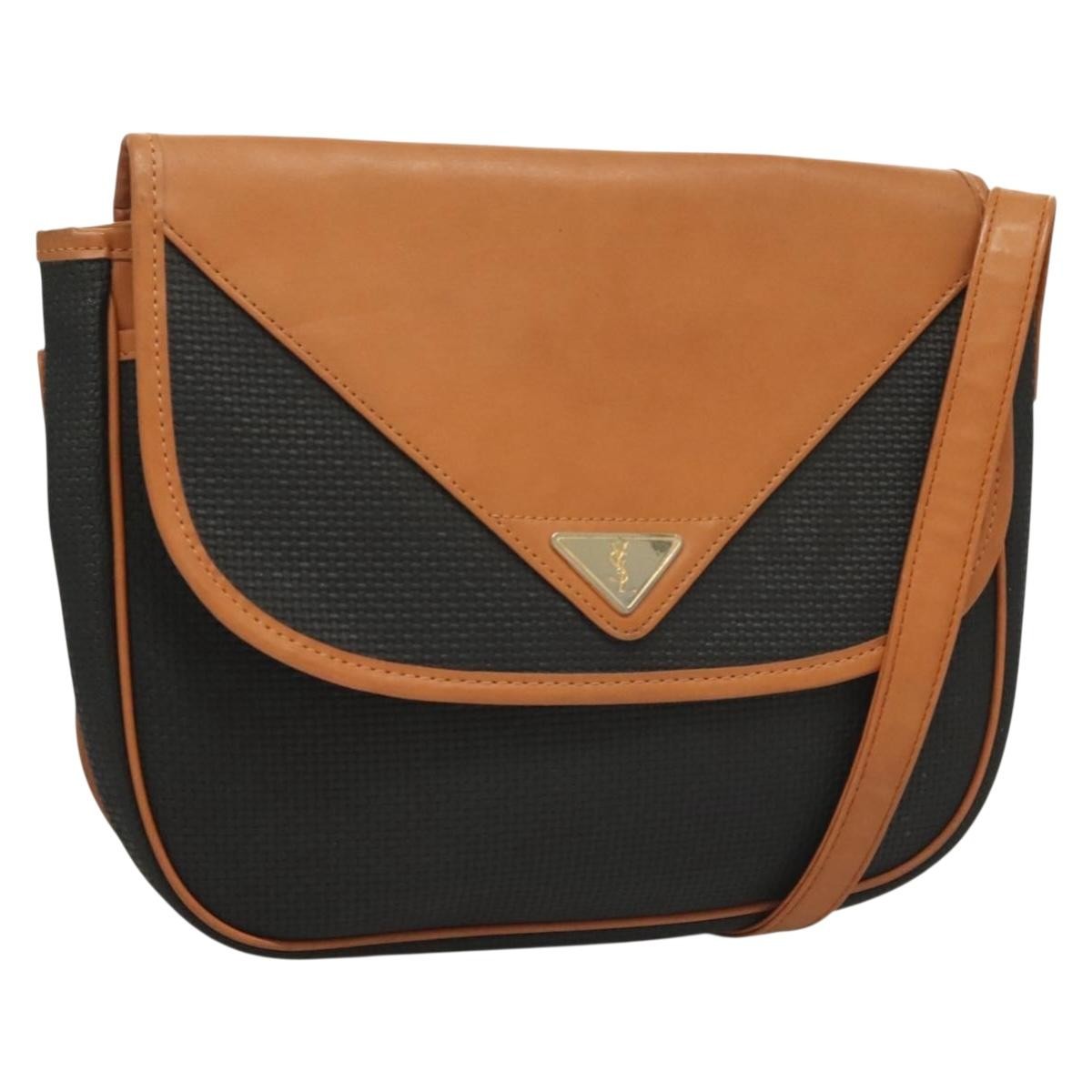 Borsa a tracolla SAINT LAURENT in pelle pvc marrone originale bs27659