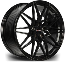 Alloy Wheels 20" Velocity VF10 Black Gloss For Lexus IS 220d [Mk2] 05-12