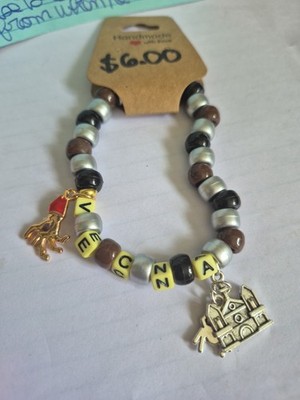 Stranger Things Inspired Vecna Beaded Charm Bracelet Handmade