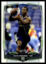 2014 Topps Chrome Kevin Norwood Rookie Seattle Seahawks #142