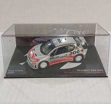 DeAgostini 1/43 Rally Cars Col. - Peugeot 206 WRC - Finland Rally 2002 Diecast