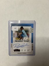 2021 Panini Contenders Baseball Edward Cabrera Prospect Ticket Auto Marlins