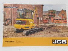 JCB Mini Excavator 35z Brochure from 11/2020 (Bauma 110)