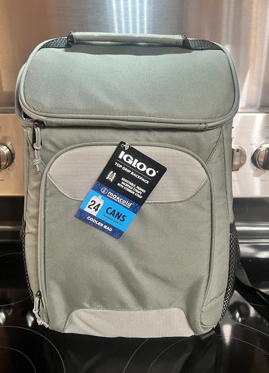 IGLOO MaxCold Fully Insulated Cooler Backpack Bag 24 Can Capacity
