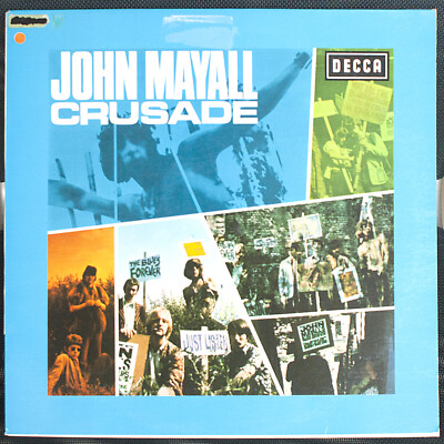 Blues - John Mayall's Bluesbreakers   Crusade - D 1st Pr. 1967 Cover/Vinyl EX/EX