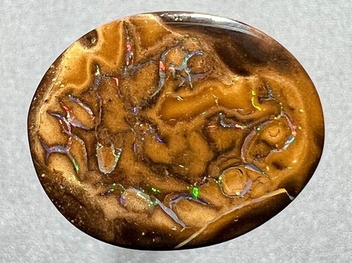 Colores parpadeantes * Ópalo de roca coroit sólido australiano natural de 16 quilates * Video - Imagen 3 de 6