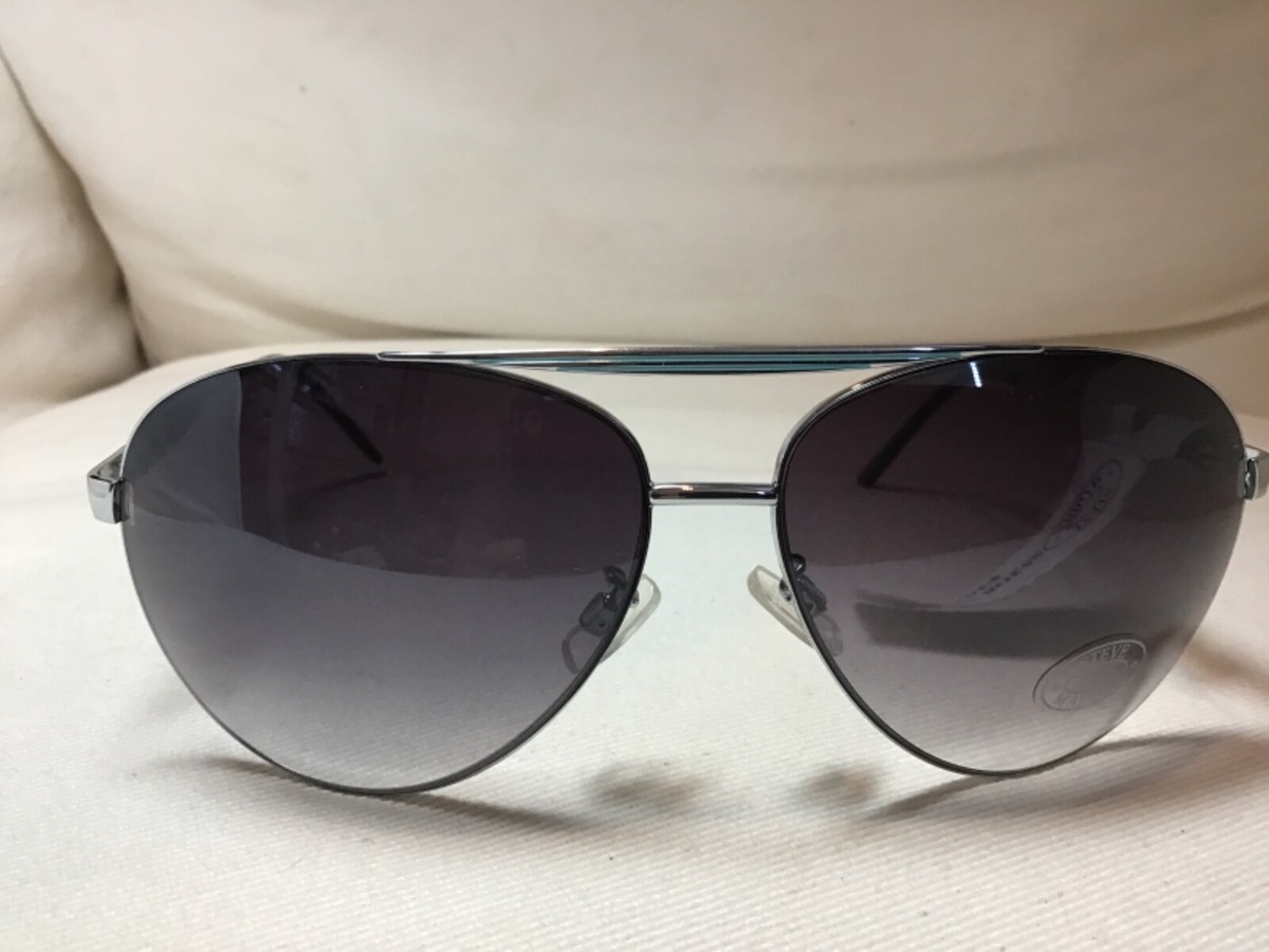 STEVE MADDEN WOMENS SUNGLASSES AVIATOR S5208 SILVER 