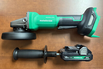 Metabo G 1812DF 4-1/2'' Cordless Disc Grinder 18V & 2AH Battery Pack