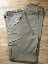 Mens Cotton Cargo Active Outdoor Walking Work Trousers 28 - 30 beige Khaki