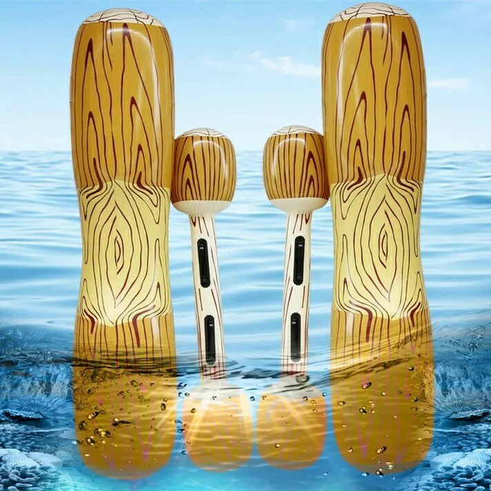 Juguete Hinchable Agua Piscina 2 De Eje Y Palas Para Combate Acuática