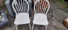 Matching Two Ercal Dining  Kitchen Wooden Chairs Shabby Chic