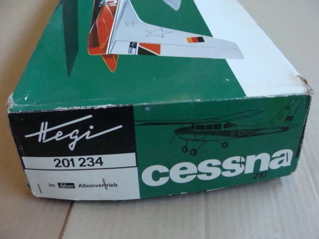 CESSNA 210 RC MODELLBAU HEGI SCHUCO VINTAGE AEREO MONTAGGIO KIT PLANE AIRPLANE Foto 4 de 4