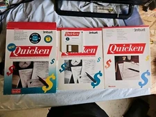 Vintage 1991 Macintosh Intuit Quicken 3.0 home & business finance Disk Manual G1