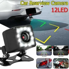 Car Rear View Backup Reverse Camera 170° CMOS 12LED HD Night Vision Waterproof