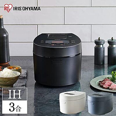 Iris Ohyama Rice Cooker 3 Go IH Type Design Type Black RC-IL30-B 50 Brands  Separ