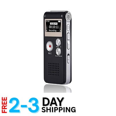 Voice Activated Digital Recorder 16GB with Clear Playback for Enhanced Learning