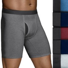 Men's Fruit of the Loom Essentials 5-Pk Pure Comfort Boxer Briefs Sz.XL 40-42 