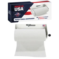 Pit Posse Paper Towel Holder Aluminum Trailer Garage Organizer-USA Made