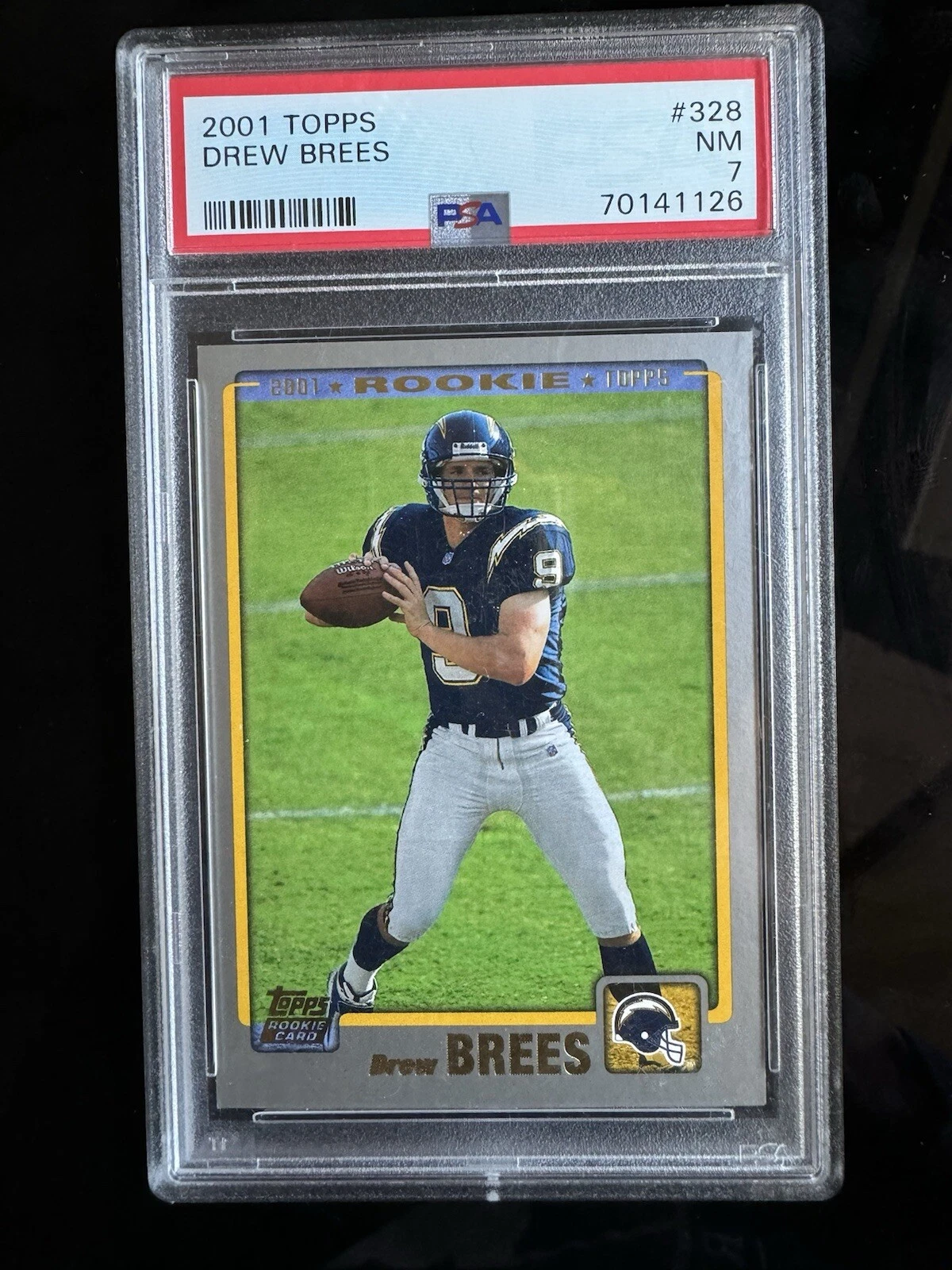 Drew Brees trading card