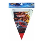 Bunting Chain Garland Kids Birthday 4m Hot Wheels Flags Weatherproof Foiled