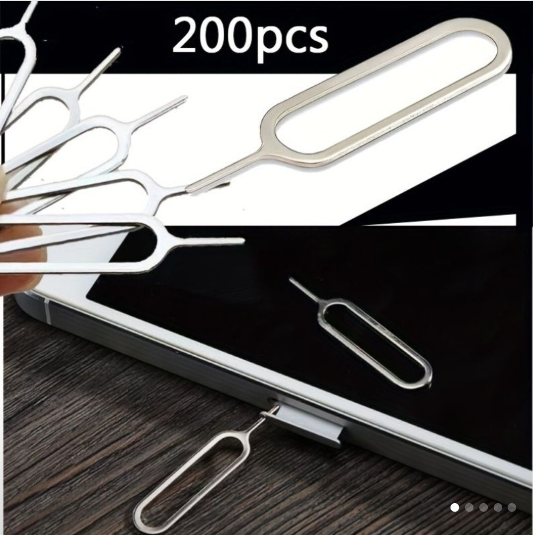50 spilli estrattori per rimozione scheda SIM