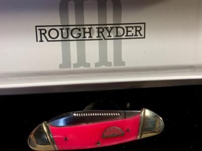 Rough Ryder Pink Smooth Bone Mini Canoe 2 3/4'' Pocket Knife RR2662