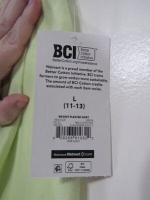 New No Boundaries Knit Pleated Skirt Size L 11 13 Junior Green Elastic Waist