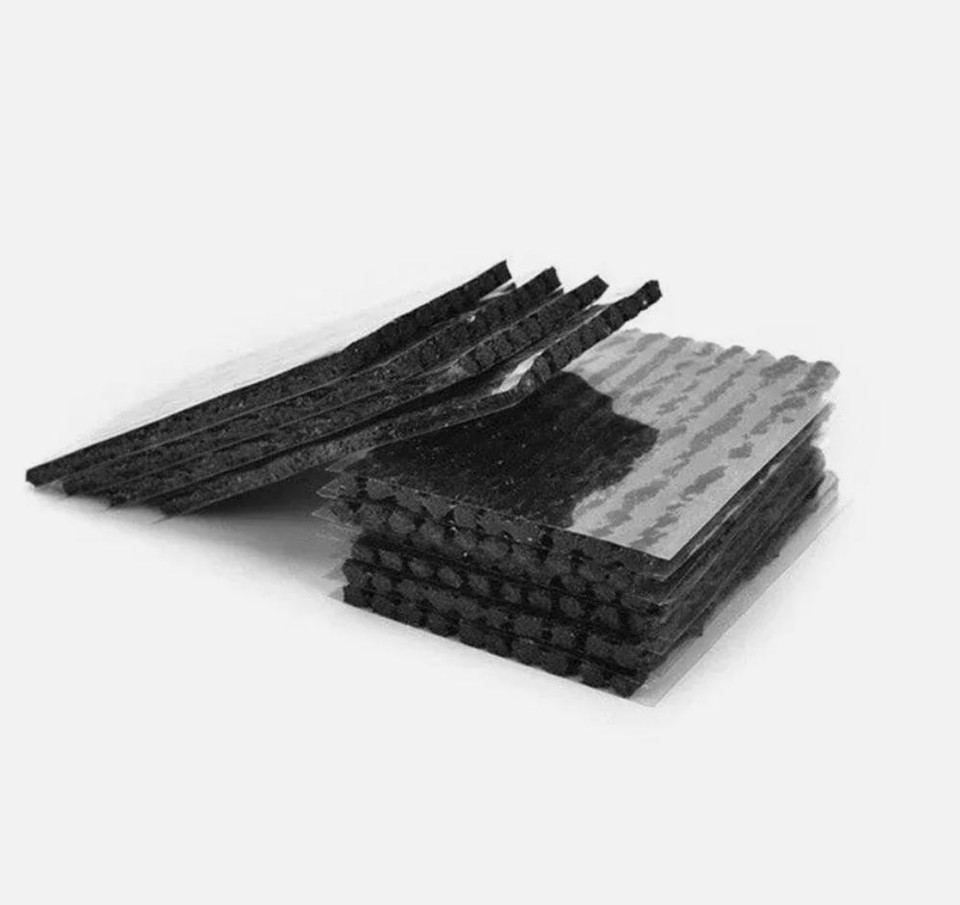 100Pcs Car Bike Tyre Tubeless Seal Strip Plug Tire Puncture Repair Seal Strips Recovery Kit 100 X Tire Repair Strings Black
