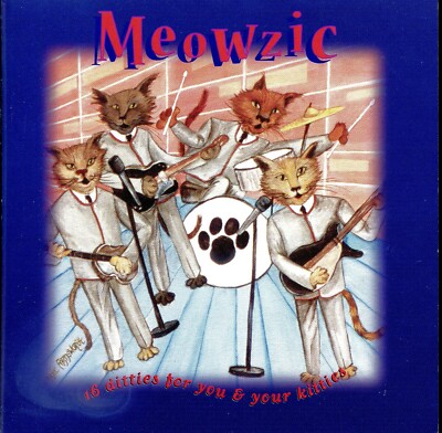 Meowzic - Songs About Cats: Various Artists - 16 Tracks - ''Cats Music'' - RARE