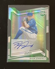 2022 Panini Elite Extra Edition Ryan Jennings RC Auto /48 Green Die Cut Toronto 