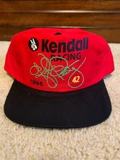 Vintage 1995 Kendall Racing Kyle Petty Snapback Hat 42 NASCAR Gas Oil Red