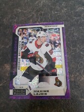 2018-19 O-Pee-Chee Platinum Marquee Rookie Violet Pixels Maxime Lajoie RC 187