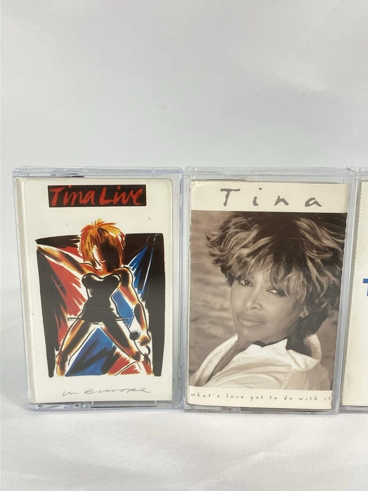 TINA TURNER Cassette Tape Lot x6 Dancer Break Live in Europe Simply Best What's - Image 3 of 4