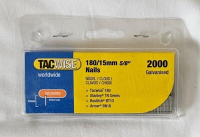 Tacwise 180/15 mm Nägel, ideal für Heimwerkerprojekte und Wohnmöbel