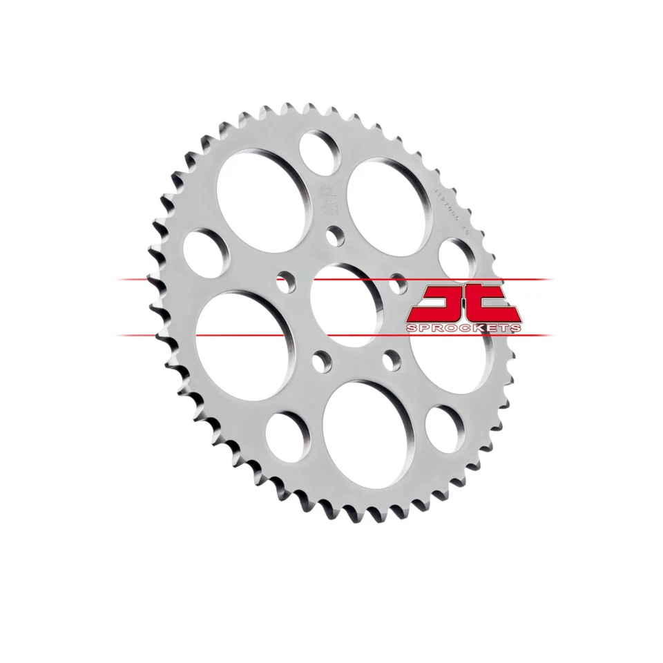 Piñón JT para Harley Davidson XLH883 Sportster 1986-1992 acero negro trasero Foto 2 de 4