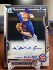 2021 Bowman Chrome Michael McAvene 1st Prospect Autograph Auto #CPA-MM Cubs 