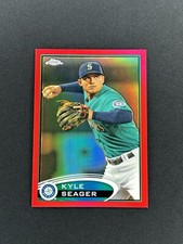 2012 Topps Chrome Kyle Seager Red Refractor /25